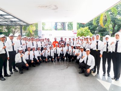 Gubernur Sulsel Andi Sudirman Lepas Calon Praja IPDN Angkatan XXXVI