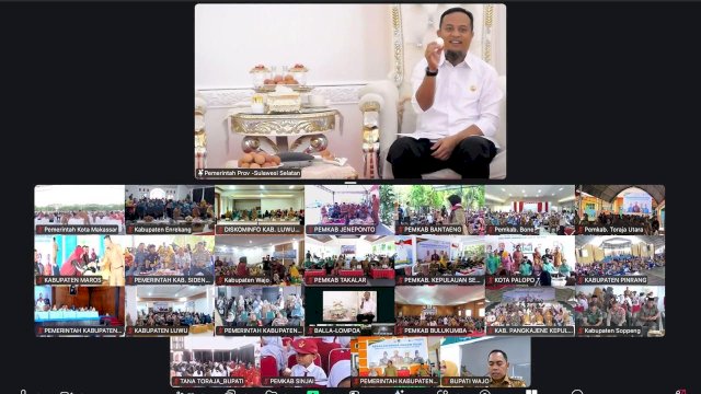 Gubernur Sulsel Ajak Masyarakat Gemar Makan Telur Wujudkan Generasi Sehat dan Cerdas
