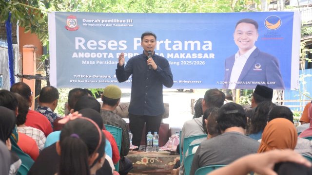 Odhika Reses di Sudiang Raya, Ini Sejumlah Aspirasi yang Diserap