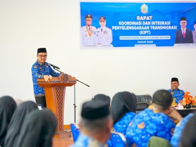 Sekprov Sulsel Buka Rakor KIPT, Ajak Sinergi Bangun Kawasan Transmigrasi Maju dan Mandiri