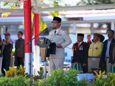 Gubernur Andi Sudirman Pimpin Pelaksanaan Upacara Sumpah Pemuda ke-97