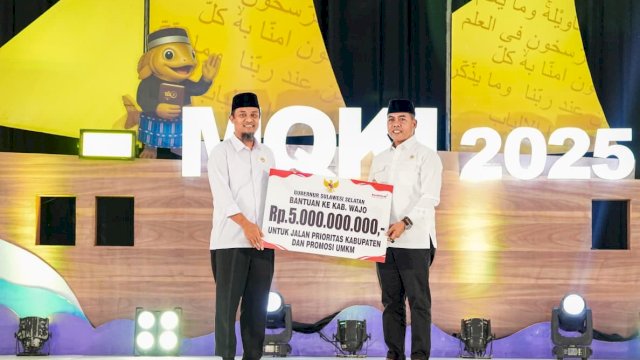 Gubernur Sulsel Komitmen Perkuat Infrastruktur Jalan di Wajo Senilai Rp522 Miliar