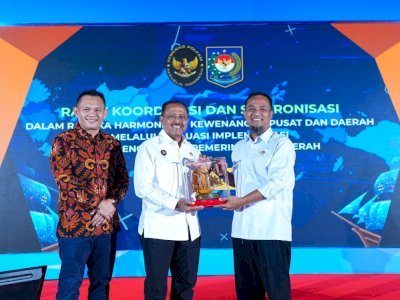 Gubernur Sulsel Hadiri Rakor Sinkronisasi Pusat dan Daerah dari Kemenko Polkam
