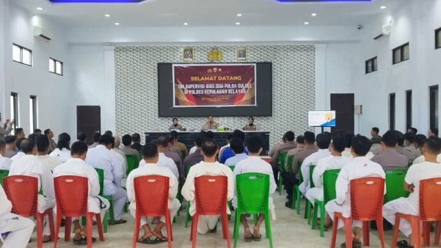 Polres Kepulauan Selayar Terima Kunjungan Tim Supervisi Biro SDM Polda Sulsel