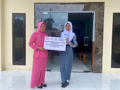 Semarak HKGB ke-73, Bhayangkari Selayar Fasilitasi Bantuan Pendidikan untuk Siswa Berprestasi