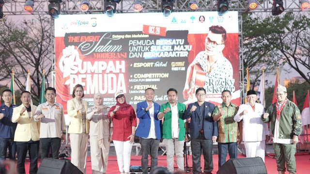 Tujuh OKP Sulsel Kompak Gelar The Event Sumpah Pemuda, Bukti Generasi Bersatu