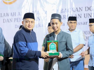 Semarak HUT Makassar ke-418, Wali Kota Munafri Apresiasi 100 Hafitdz dan Beri Bantuan 418 Anak Panti