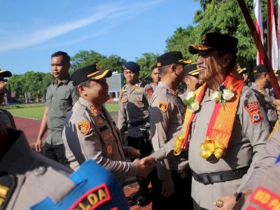 Ikuti Prosesi Penyambutan, Kapolres Selayar Siap Sukseskan Program Kapolda Sulsel Irjen Pol Djuhandhani Rahardjo