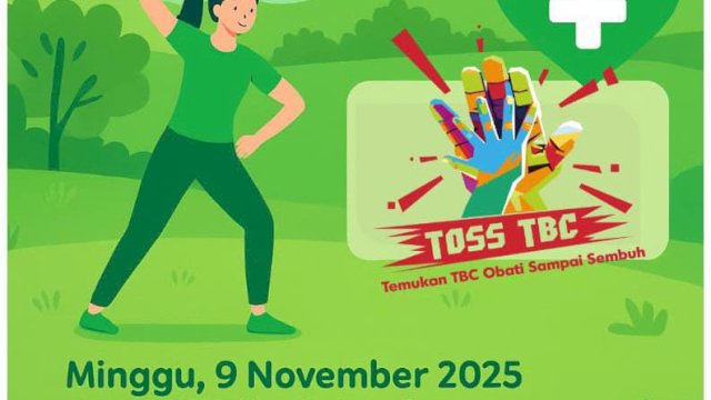 Rangkaian HKN ke-61, Warga Selayar Siap Meriahkan Senam Sehat dan Skrining TBC di Car Free Day Lapangan Pemuda Benteng