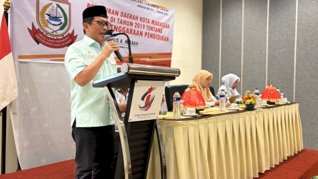 Sosialisasi Perda Penyelenggaraan Pendidikan, Muchlis Misbah Tekankan Penajaman Membentuk Generasi Berakhlak