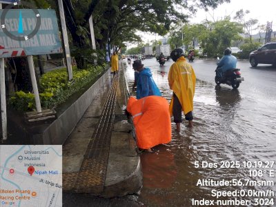 Pemkot Makassar Terjunkan 40 Satgas Drainase Gerak Cepat Bersihkan Saluran Air di Jalan Urip dan Pettarani