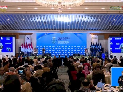 Kuatkan Arah Kebijakan HAM, Kakanwil Kemenham Sulsel Hadiri Musrenbang HAM 2025