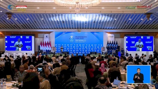 Kuatkan Arah Kebijakan HAM, Kakanwil Kemenham Sulsel Hadiri Musrenbang HAM 2025