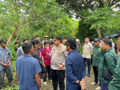 Kedepankan Pendekatan Humanis, Kapolres Selayar Pimpin Langsung Pengamanan Eksekusi Tanah di Parappa