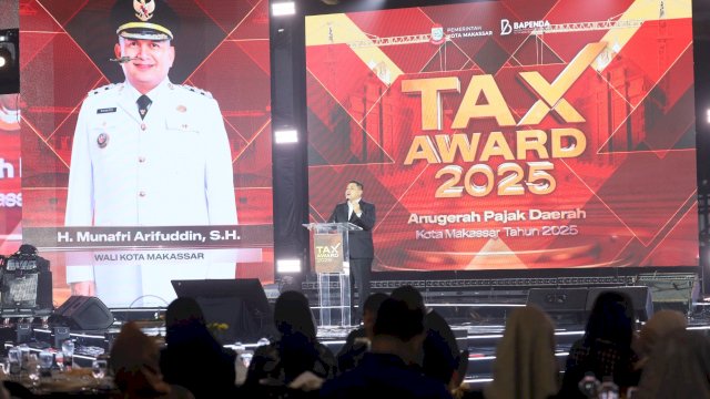 PAD Tembus Rp1,8 Triliun, Pemkot Makassar Apresiasi Wajib Pajak di Tax Award 2025