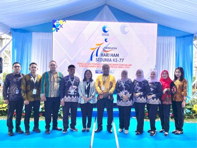 Perkuat Pembangunan HAM, Kemenham Sulsel Hadiri Puncak Peringatan Hari HAM Sedunia