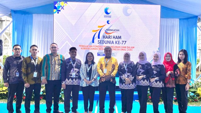 Perkuat Pembangunan HAM, Kemenham Sulsel Hadiri Puncak Peringatan Hari HAM Sedunia