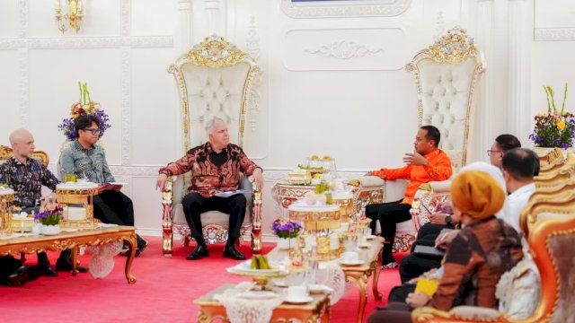 Gubernur Sulsel Sampaikan Pesan Perdamaian Saat Terima Kunjungan Kedubes Amerika Serikat