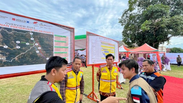 Uji Ketebalan Aspal Jalan Hertasning Penuhi Standar Teknis