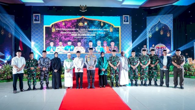 Buka Puasa Bersama Forkopimda, Gubernur Andi Sudirman Apresiasi Soliditas TNI-Polri di Sulsel