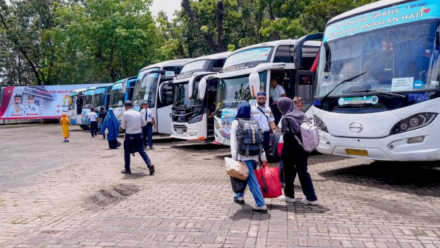 Jelang Lebaran, Pemprov Sulsel Buka Mudik Gratis dengan Bus dan Angkut Motor ke Kampung Halaman
