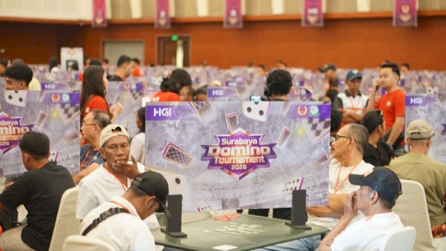 Gelar Turamen di Surabaya, Domino Resmi Naik Kelas Jadi Olahraga Intelektual Setara Catur dan Bridge