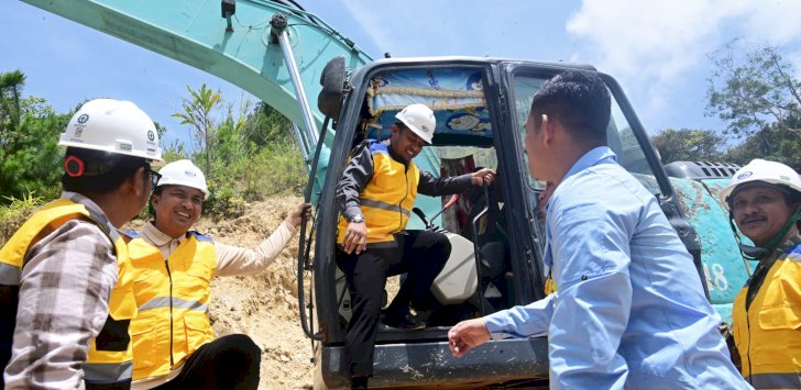 Gubernur Sulsel Groundbreaking Jalan Sabbang-Tallang-Sae, Akses Menuju Seko Terus Dikebut