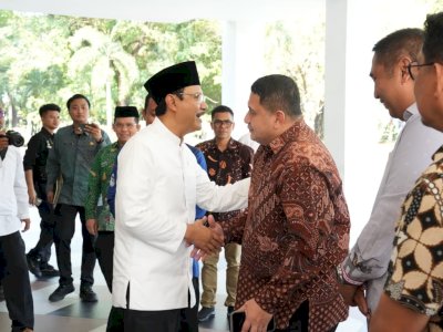 Wali Kota Munafri Hadiri Silaturahmi Bersama Mensos di Sulsel, Bahas DTSEN dan Sekolah Rakyat