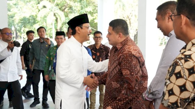 Wali Kota Munafri Hadiri Silaturahmi Bersama Mensos di Sulsel, Bahas DTSEN dan Sekolah Rakyat