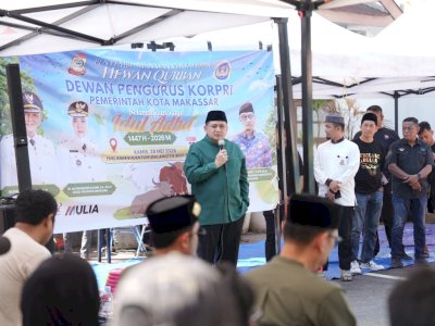 Momentum Iduladha, Pemkot Makassar Tebar Kepedulian Lewat Penyembelihan 9 Sapi Kurban
