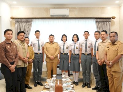 Motivasi Delegasi Paskibraka, Wali Kota Makassar: Kalian Duta Terbaik Kota Makassar