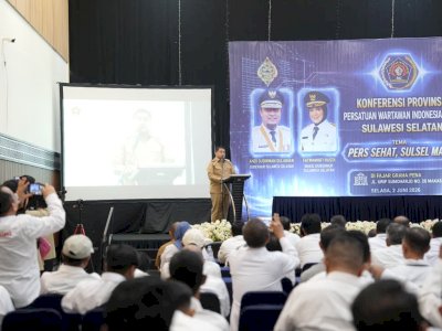 Hadiri Konferensi PWI Sulsel, Appi Tekankan Pentingnya UKW dan Etika Jurnalistik, Jaga Profesionalisme