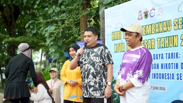 Wali Kota Munafri Siapkan Road Map, Wujudkan Makassar Bebas Asap Rokok