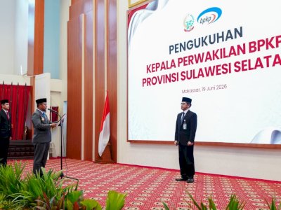 Kukuhkan Kepala BPKP, Gubernur Sulsel Ajak Kawal Program Asta Cita dan Pembangunan Strategis Daerah