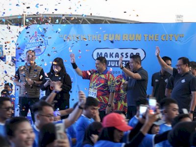 Wali Kota Munafri Lepas Peserta Indomaret Fun Run 2026, Dorong Gaya Hidup Sehat di Makassar