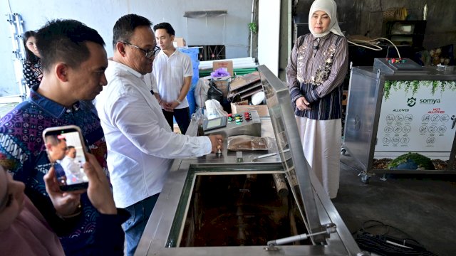 Aliyah Mustika Ilham Tinjau Pengelolaan Sampah Modern, Perkuat Komitmen Makassar Jadi Kota Bersih