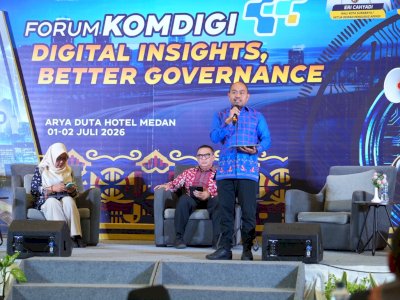 Kadis Kominfo Makassar Paparkan Keunggulan LONTARA+ di Forum Komdigi, Rakernas APEKSI 2026