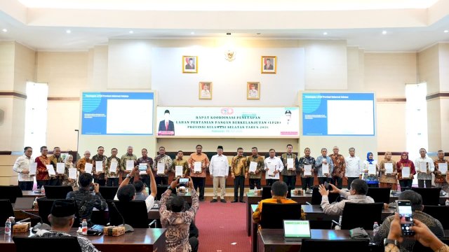 Menteri ATR/BPN Apresiasi Sulsel Lampaui Target Nasional Perlindungan LP2B Tiga Tahun Lebih Cepat