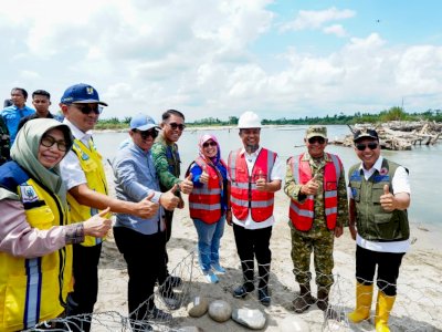 Gubernur Sulsel Ground Breaking Pembangunan Tanggul 200 Meter Penanganan Banjir Sungai Rongkong di Luwu Utara