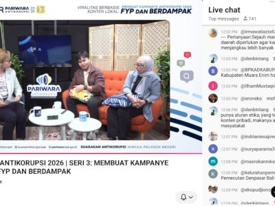ASN Pemprov Sulsel Ikuti Webinar KPK, Perkuat Strategi Kampanye Antikorupsi Berbasis Konten Lokal