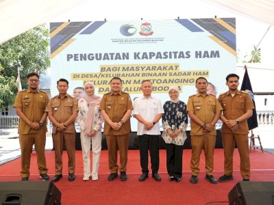 Kota Makassar Jadi Percontohan Nasional, Dua Kelurahan Ditetapkan sebagai Binaan Sadar HAM