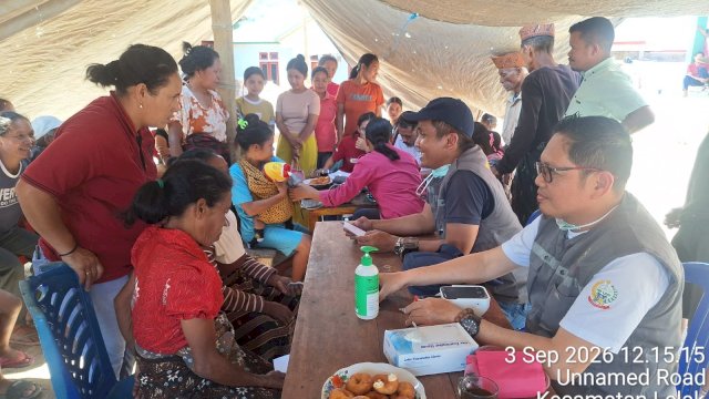 Tim Kesehatan Sulsel Layani 315 Pasien Pascagempa di Manggarai NTT